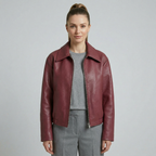 Women's Zip-Up Short Coat