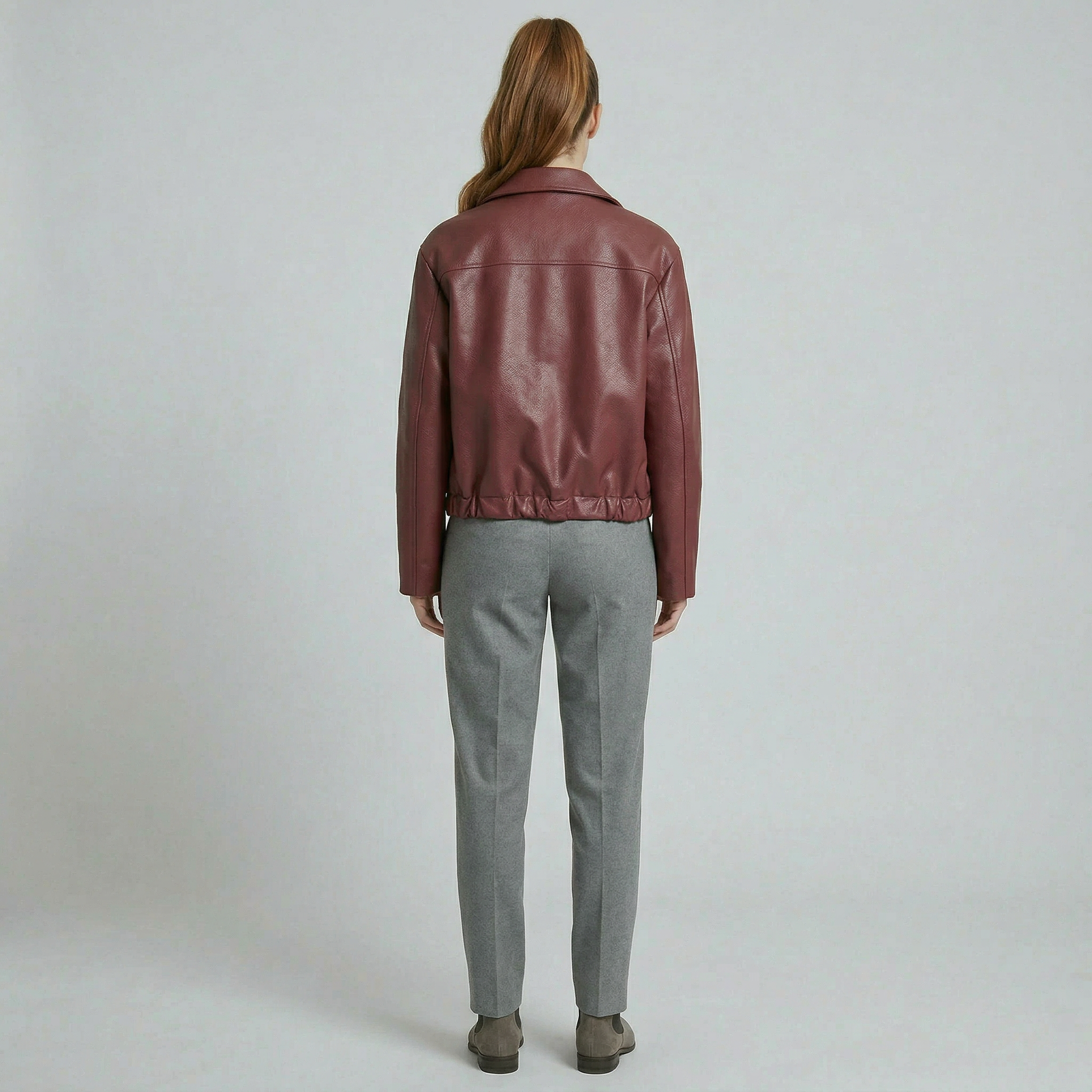 Women's Zip-Up Short Coat